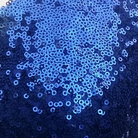 NYE 🎉🥂 Blue Sequined Midi Dress. NWT - Picture 2 of 3